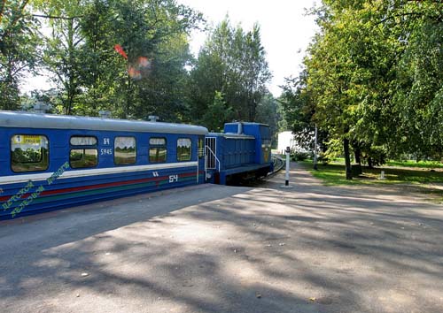 На Белорусской детской железной дороге. Автор В.Князкин. Photo panoramio.com