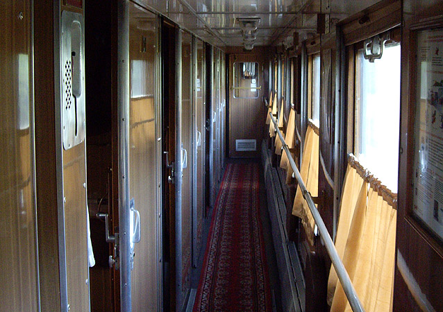 В вагоне поезда Москва-Льгов