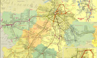 Карты железных и автомобильных дорог