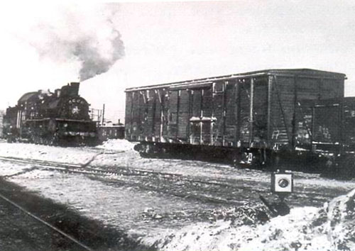  Формирование состава на станции Люблино. Фото из музея локомотивного депо