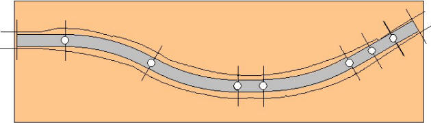 Как проходит кривые модель докомотива или вагона длиной до 278,2 мм